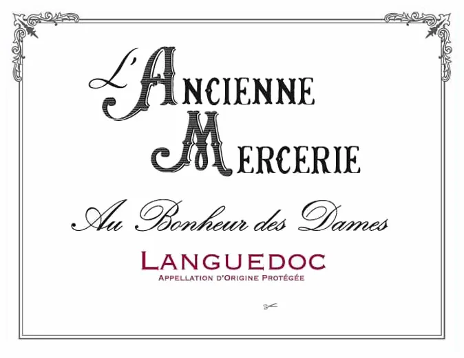 Coteaux du Languedoc Au Bonheur des Dames Bottle