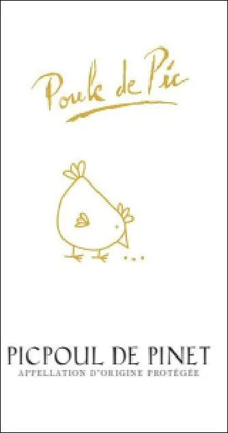 Picpoul de Pinet Blanc Poule de Pic Bottle