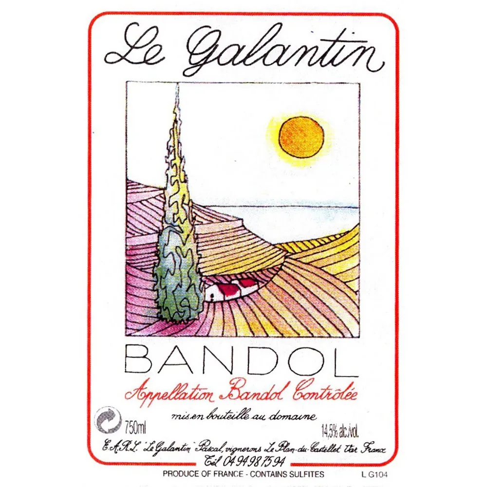 Bandol Rose Bottle