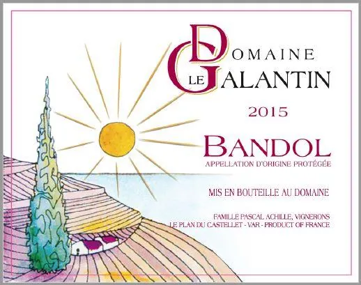Bandol Rouge Bottle