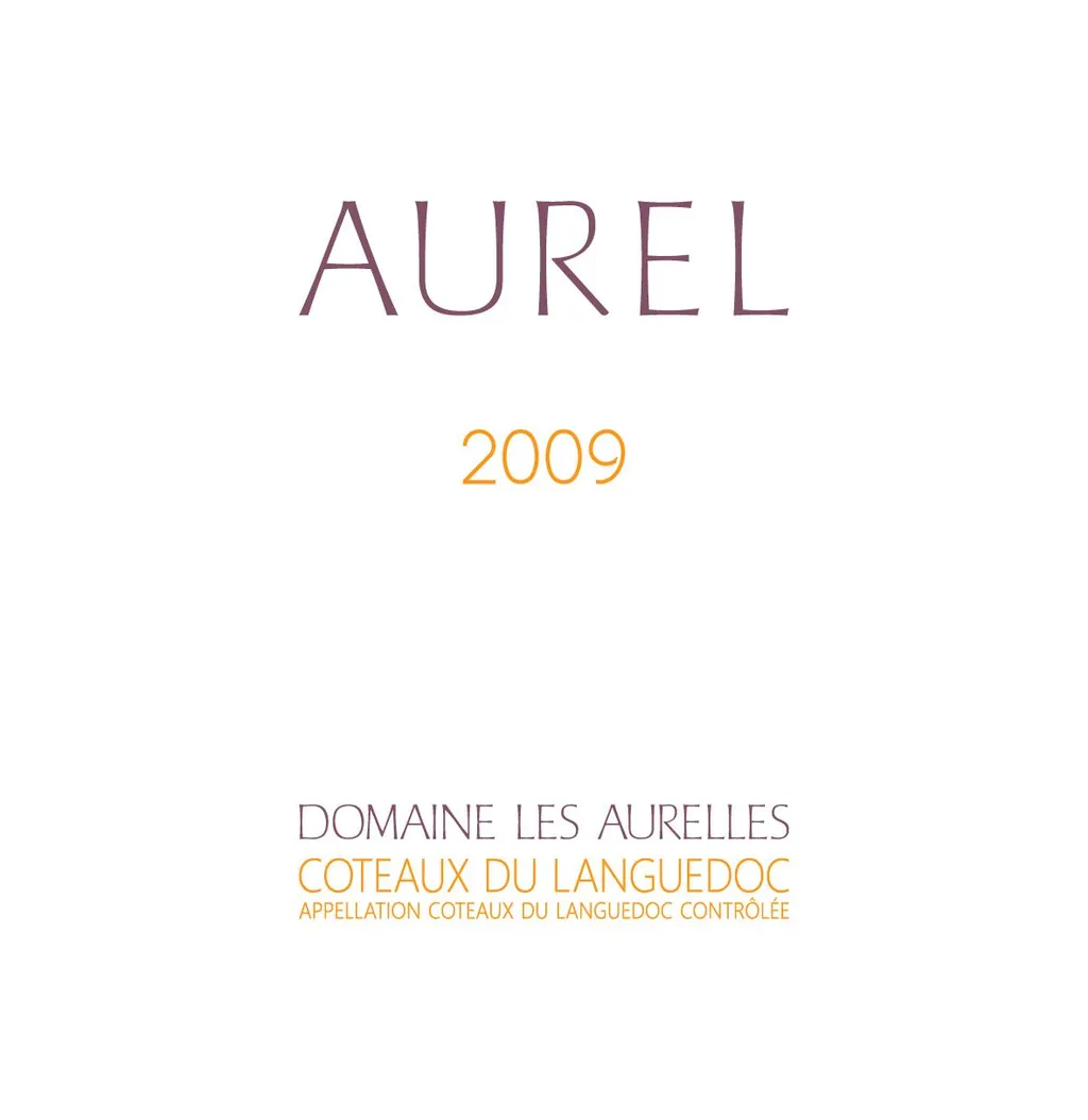 Coteaux du Languedoc Aurel Blanc Bottle