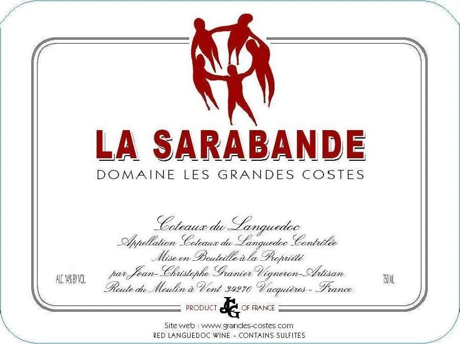 Coteaux du Languedoc La Sarabande Bottle