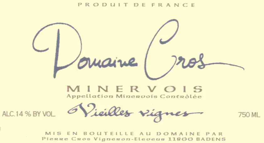 Minervois Vieilles Vignes Bottle