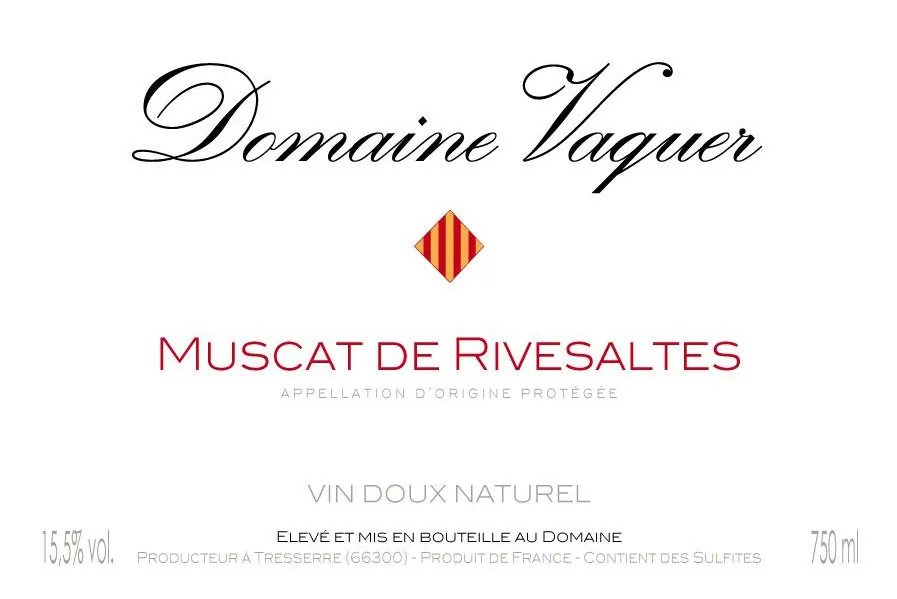 Muscat de Rivesaltes Bottle