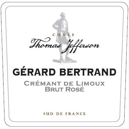 Cuvee Thomas Jefferson Cremant de Limoux Brut Rose Bottle