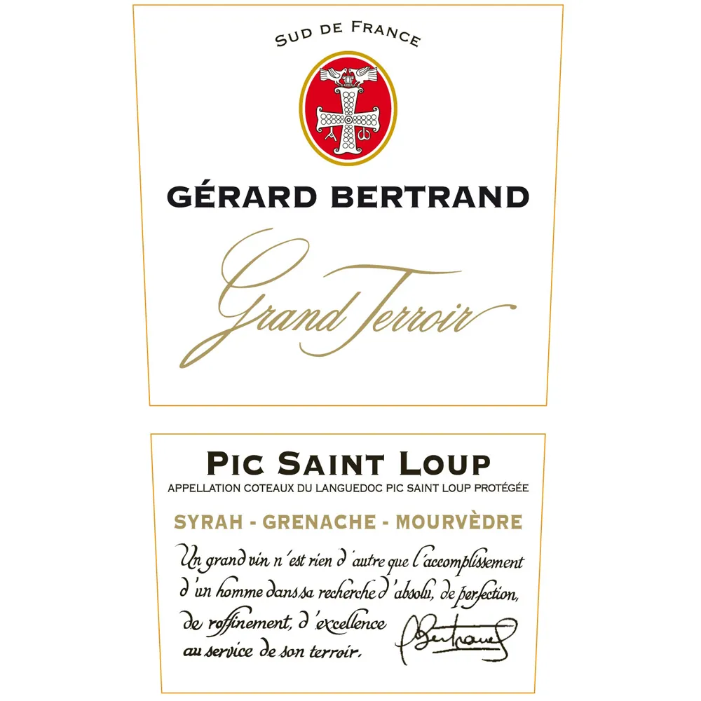 Grand Terroir Pic Saint Loup Bottle