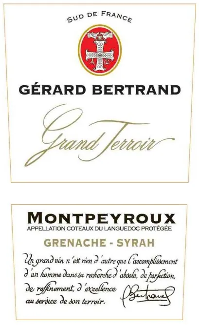 Montpeyroux Grand Terroir Bottle