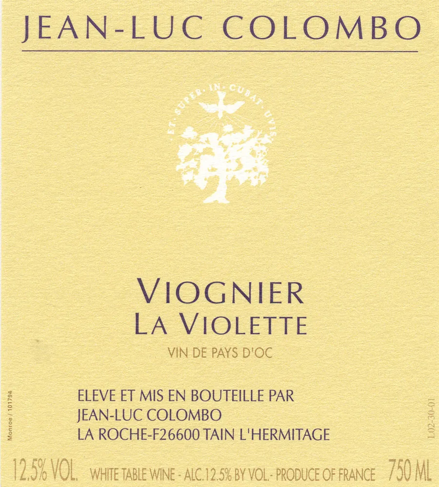 La Violette Viognier Bottle