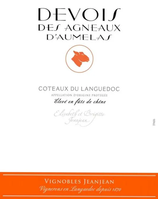 Coteaux du Languedoc Devois des Agneaux d'Aumelas Rouge Bottle