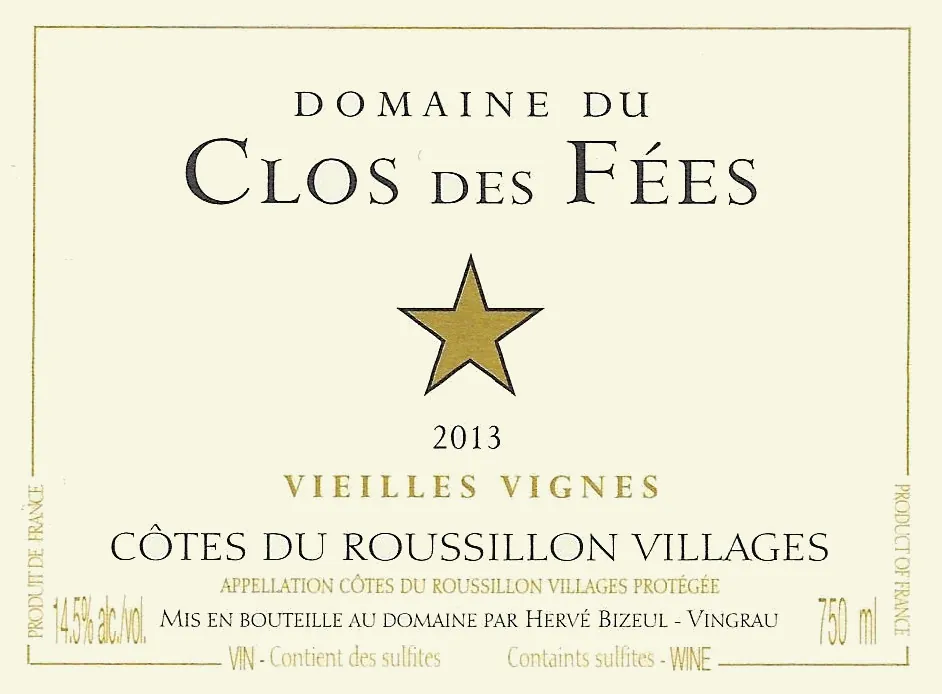Cotes du Roussillon Villages Vieilles Vignes Bottle