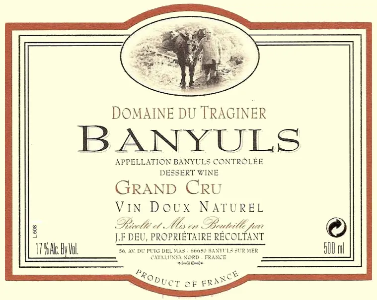 Banyuls Grand Cru Bottle