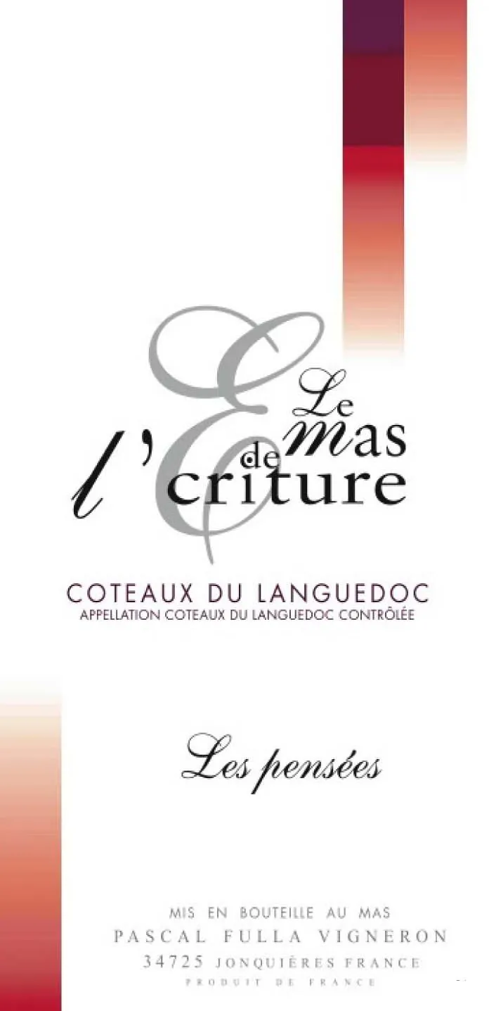 Coteaux du Languedoc Les Pensees Bottle