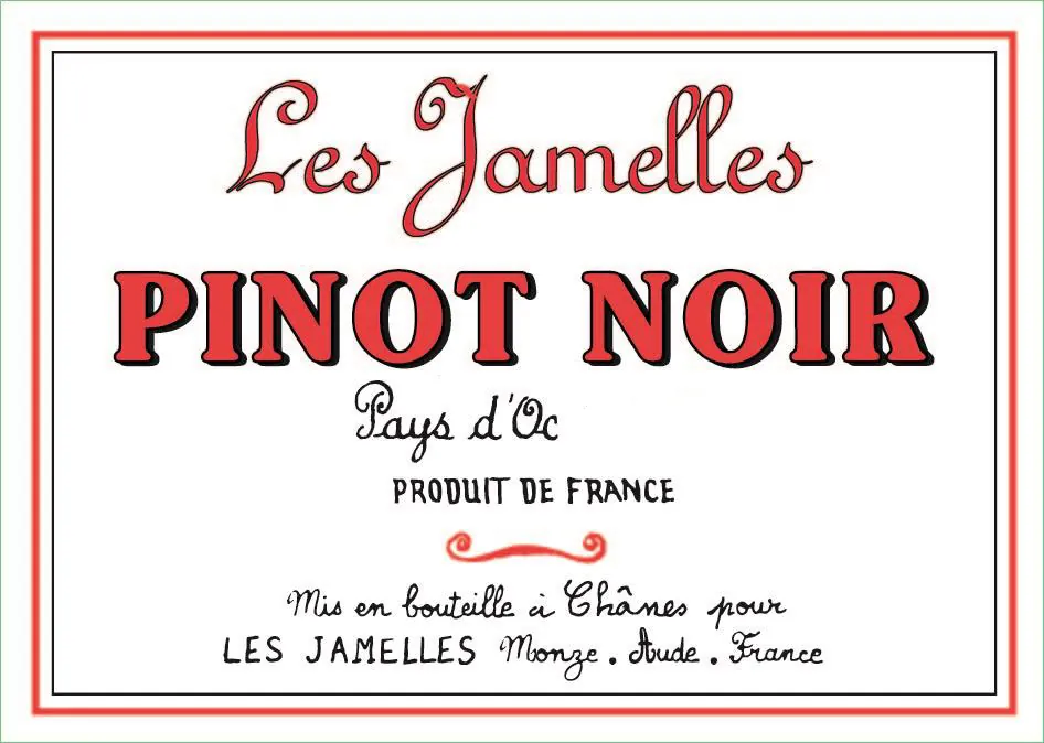 Pinot Noir Bottle