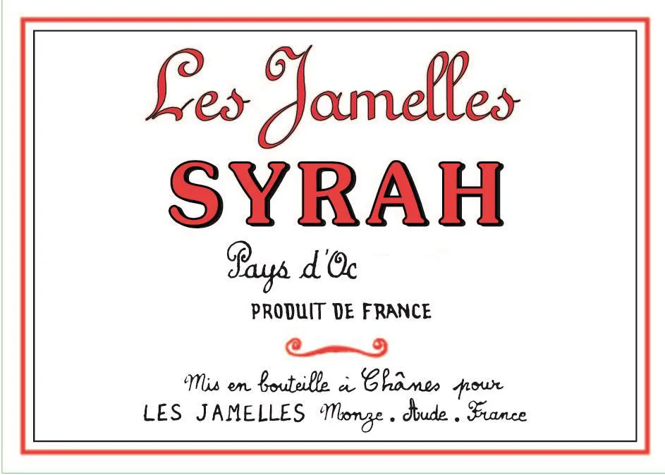 Syrah Bottle