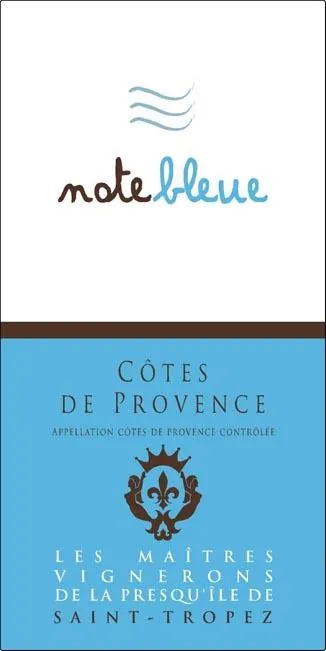 Cotes de Provence Note Bleue Blanc Bottle