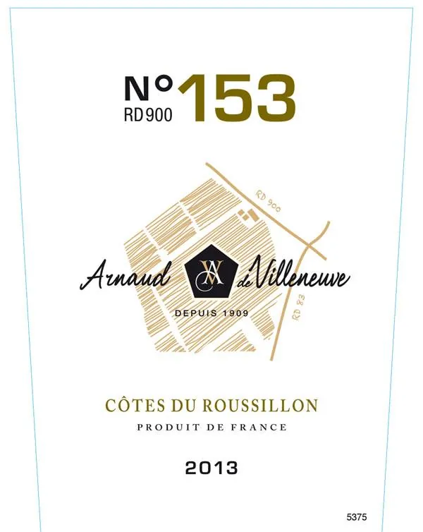 Cotes du Roussillon N153 RD 900 Blanc Bottle