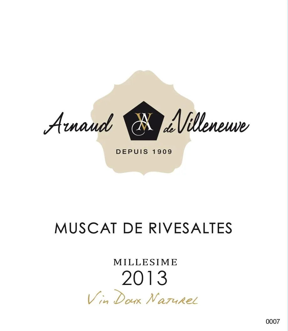 Muscat de Rivesaltes Bottle