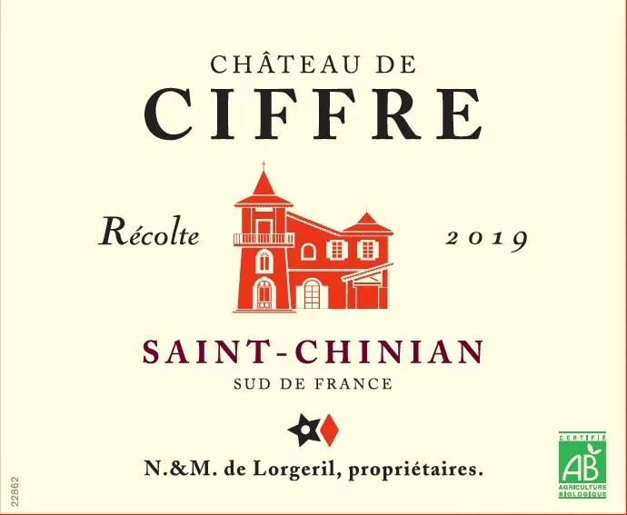 Chateau de Ciffre Saint-Chinian Bottle
