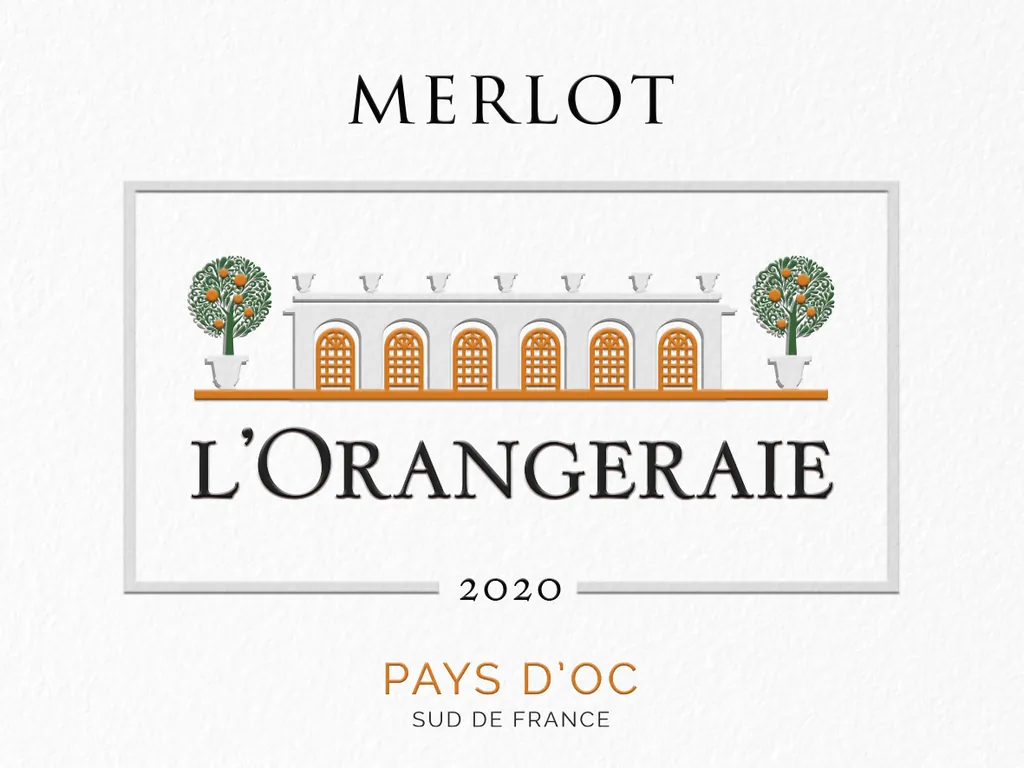 l'Orangeraie Merlot Bottle