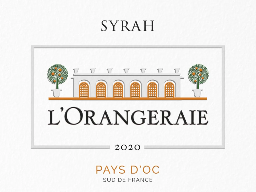 l'Orangeraie Syrah Bottle