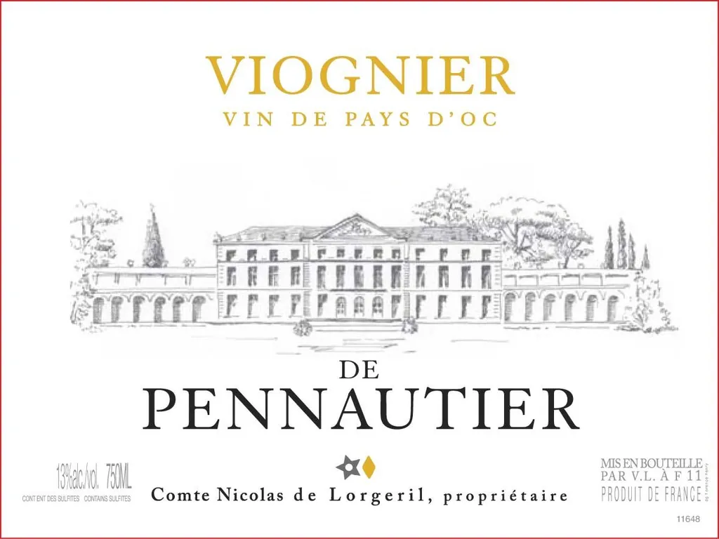 Marquis de Pennautier Viognier Bottle