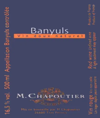 Banyuls Bottle