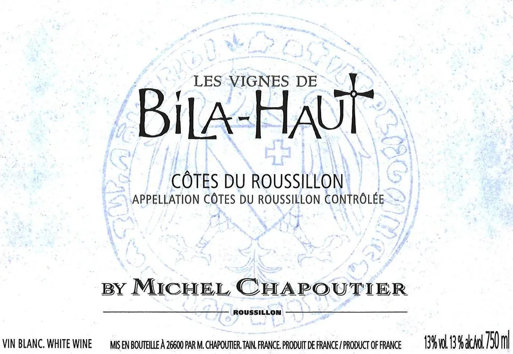 Cotes du Roussillon Les Vignes de Bila-Haut Blanc Bottle