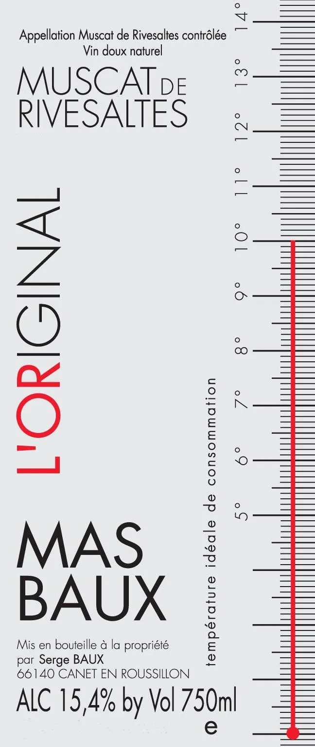 Muscat de Rivesaltes l'Original Bottle