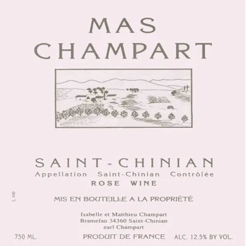 Saint-Chinian Rose Bottle