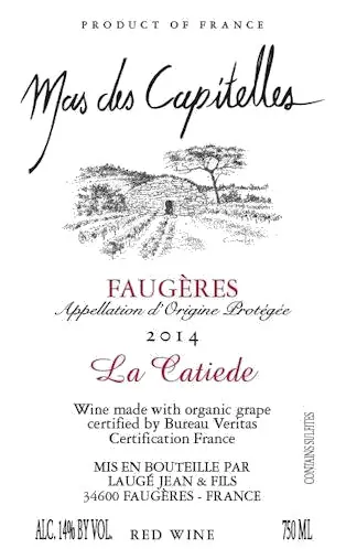 Faugeres La Catiede Bottle