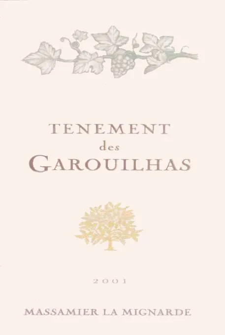 Minervois La Liviniere Tenement des Garouilhas Bottle