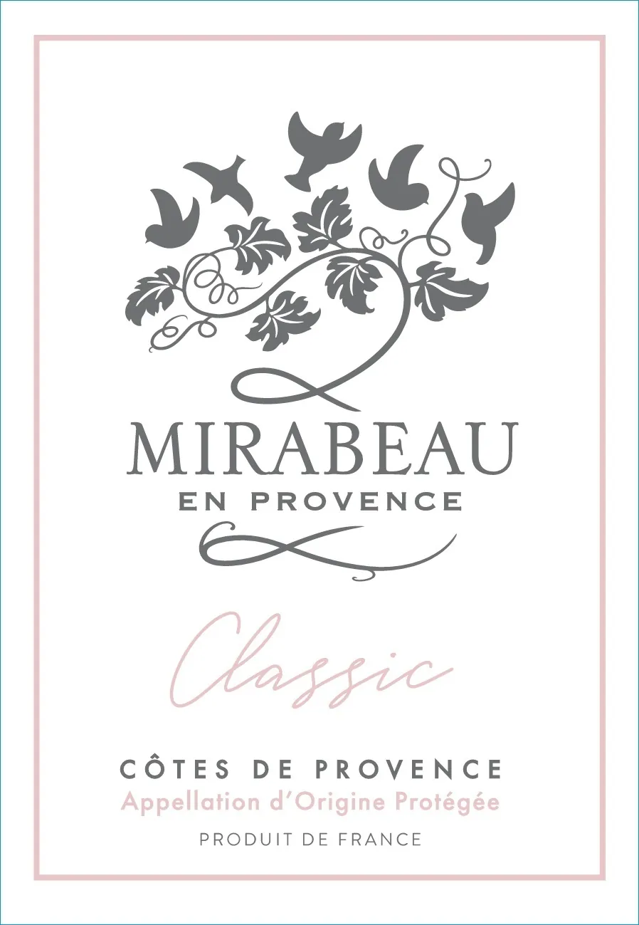 Classic Cotes de Provence Rose Bottle
