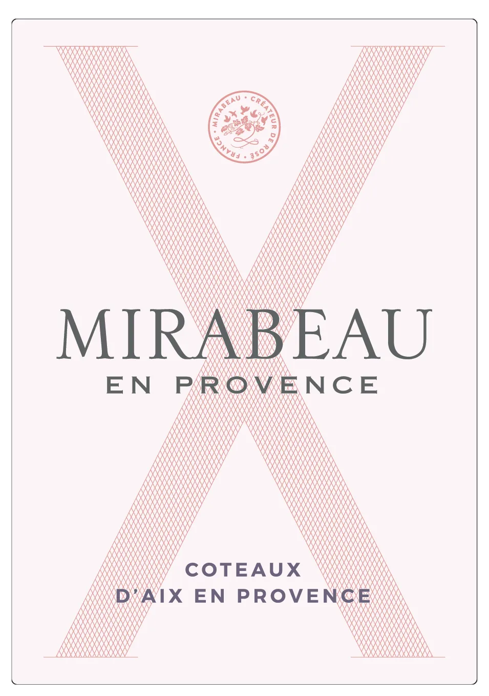 X Coteaux D'Aix Rose Bottle