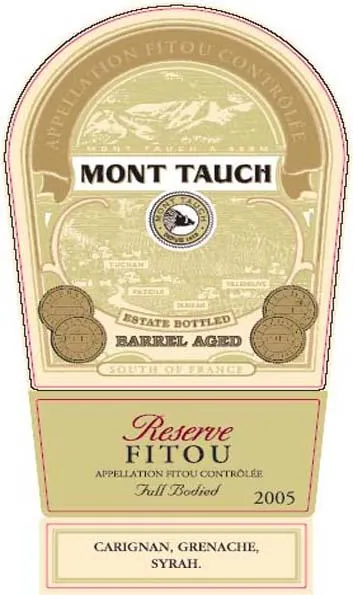 Fitou Reserve Bottle