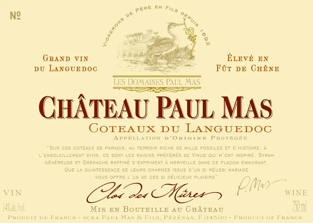 Clos des Mures Bottle