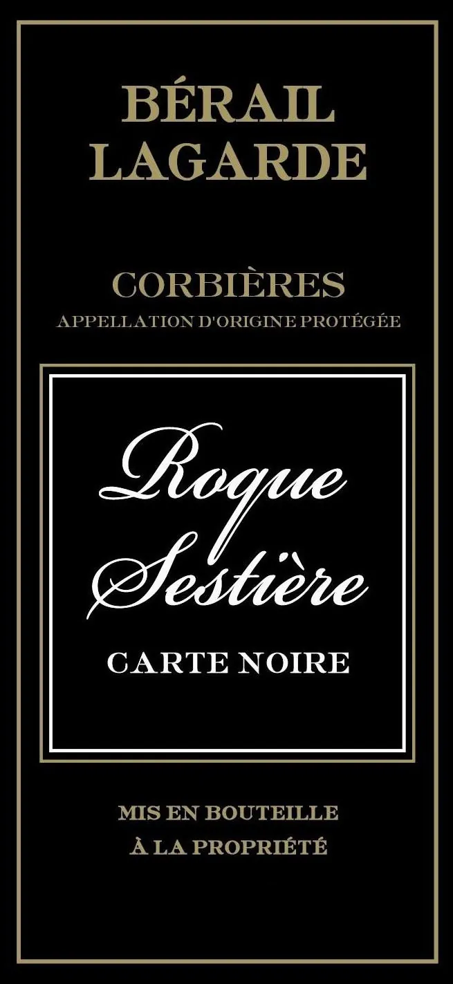 Carte Noire Blanc Bottle