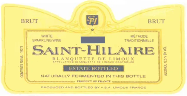 Blanquette de Limoux Brut Bottle