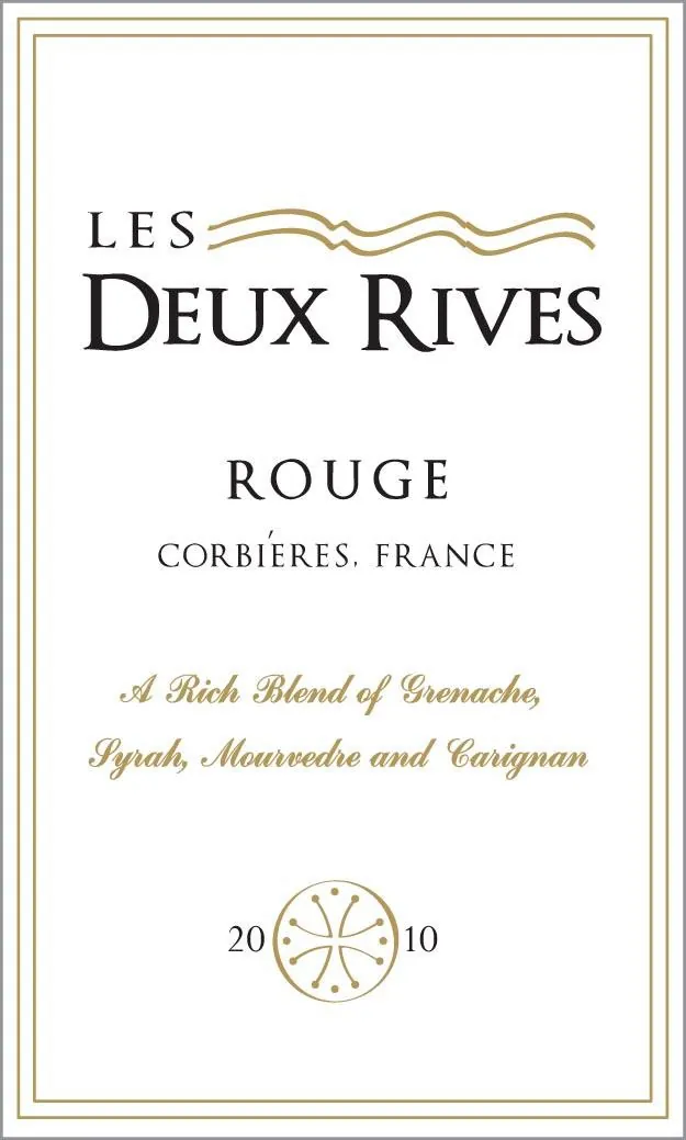 Corbieres Les Deux Rives Rouge Bottle