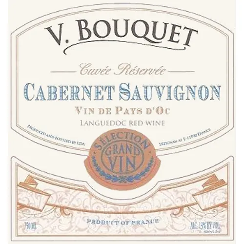 Cabernet Sauvignon Vin de Pays d'Oc Bottle