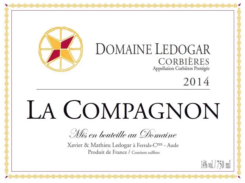 Corbieres Domaine Grand Lauze La Compagnon Bottle