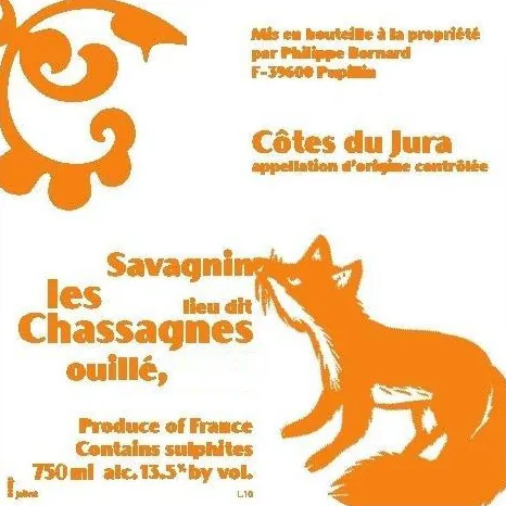Cotes du Jura Les Chassagnes Savagnin Bottle