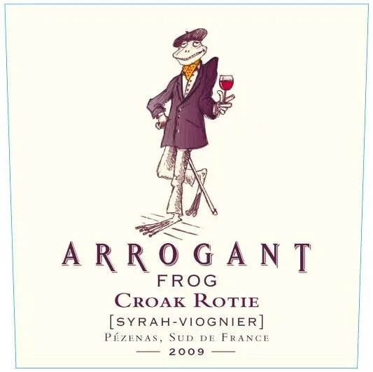 Croak Rotie Syrah-Viognier Bottle