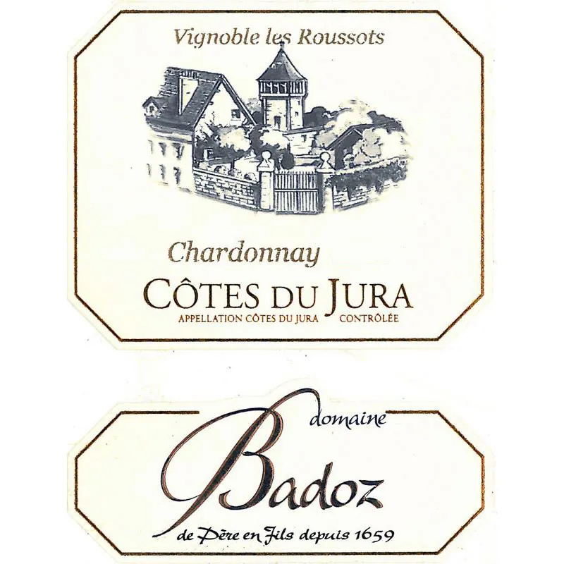 Cotes du Jura Chardonnay Bottle