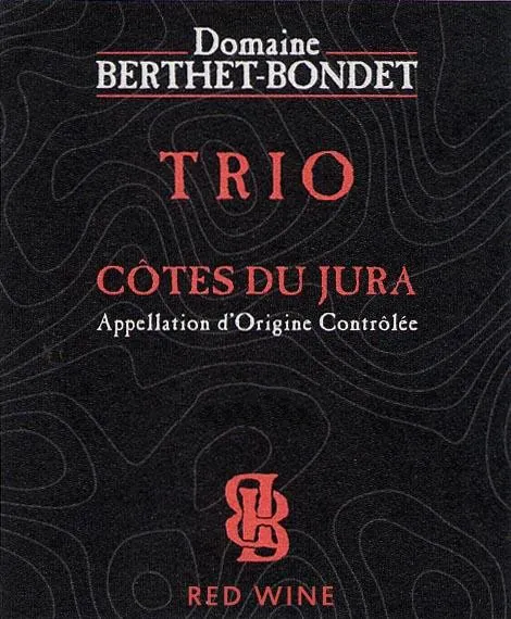 Cotes du Jura Trio Bottle