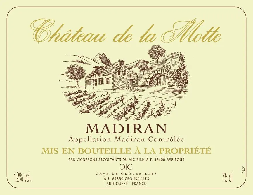 Madiran Chateau de La Motte Bottle