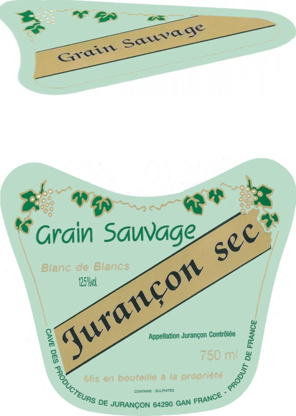 Jurancon Sec Grain Sauvage Bottle