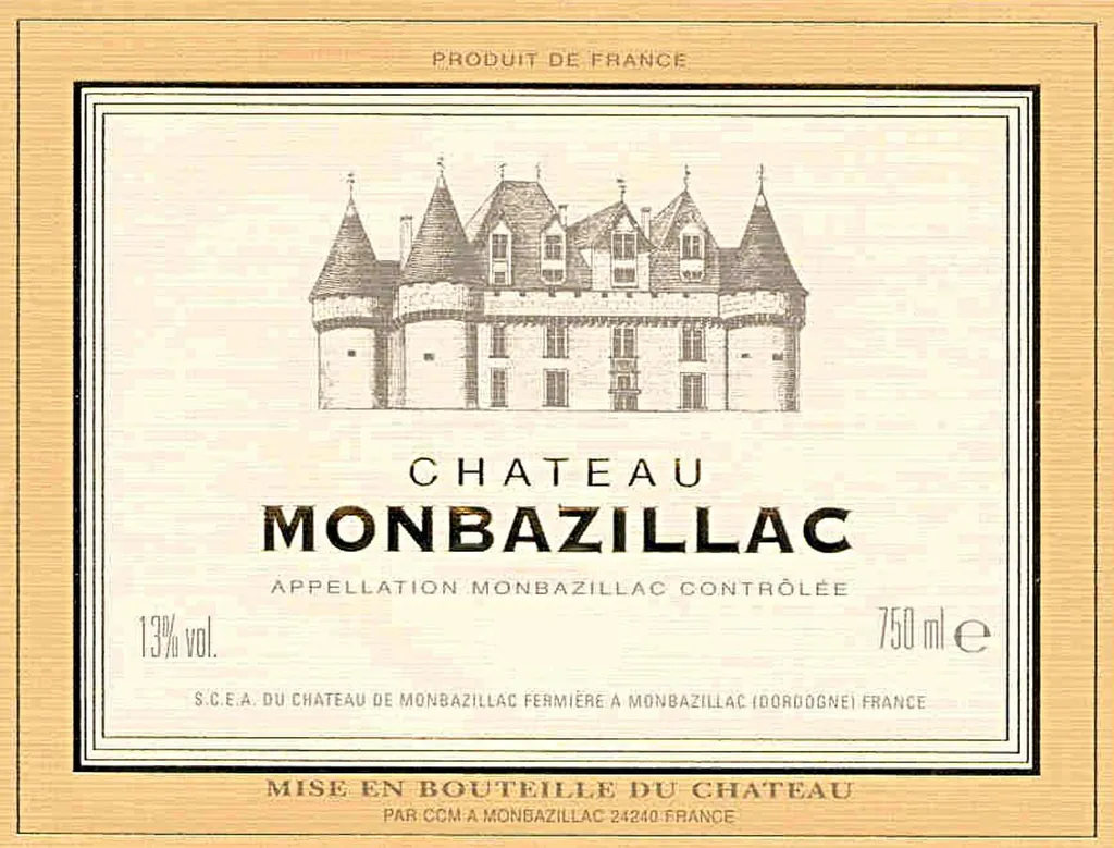 Chateau Monbazillac Bottle