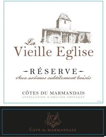 La Vieille Eglise Cotes du Marmandais Reserve Red Bottle