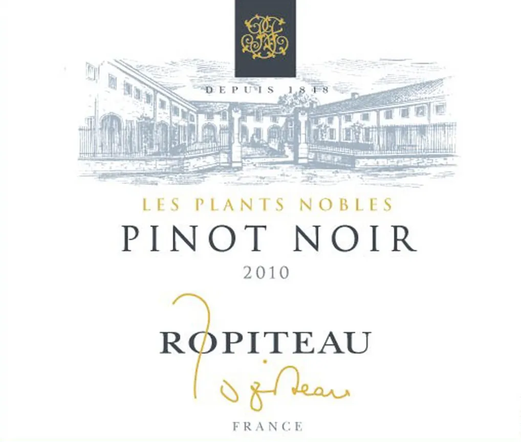 Vin de France Les Plants Nobles Pinot Noir Bottle