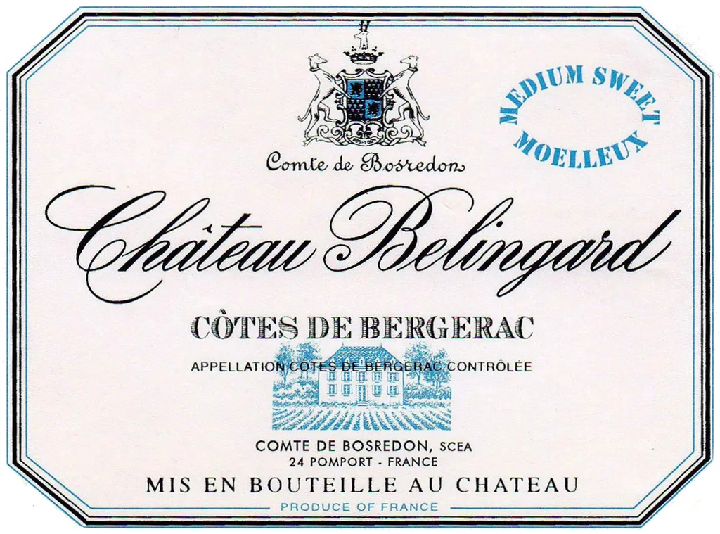 Bergerac Moelleux Bottle